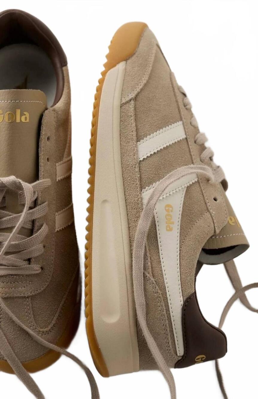NEW GOLA women's tornado '88 sneakers in beige - Picture 3 of 3